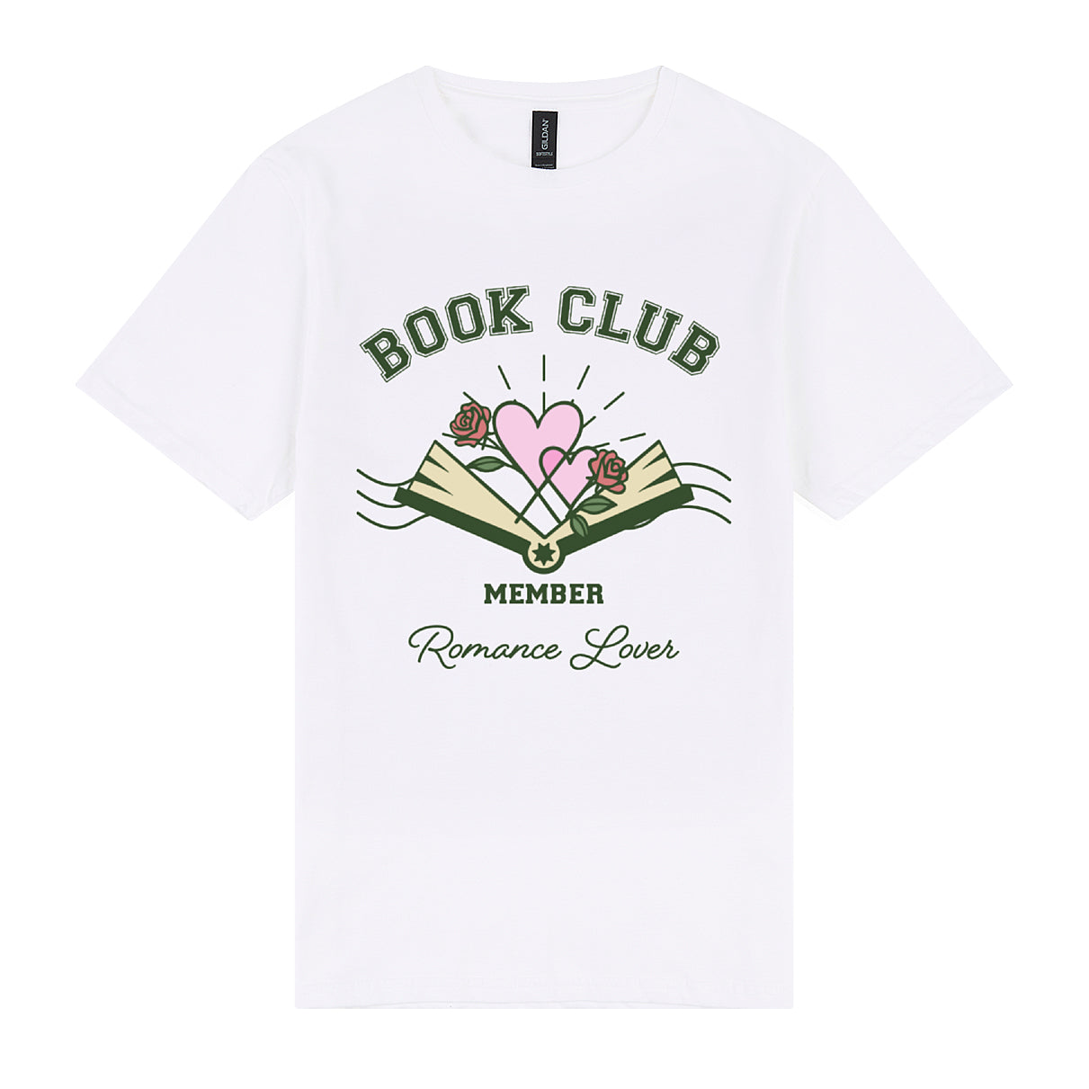 Book Club Romance Tee