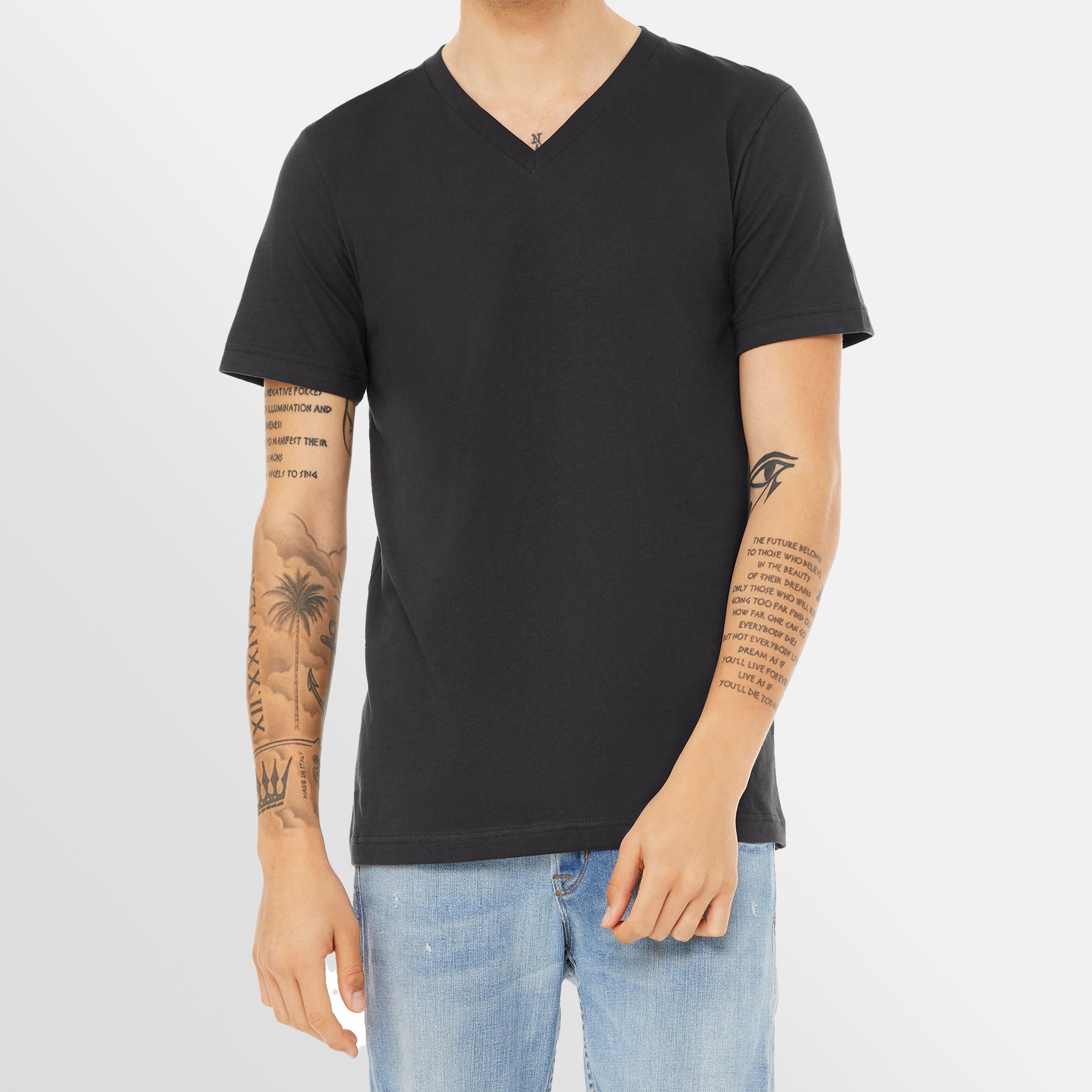 Mens V-Neck Tee - Custom Printed  Bella + Canvas – The T-Shirt Co
