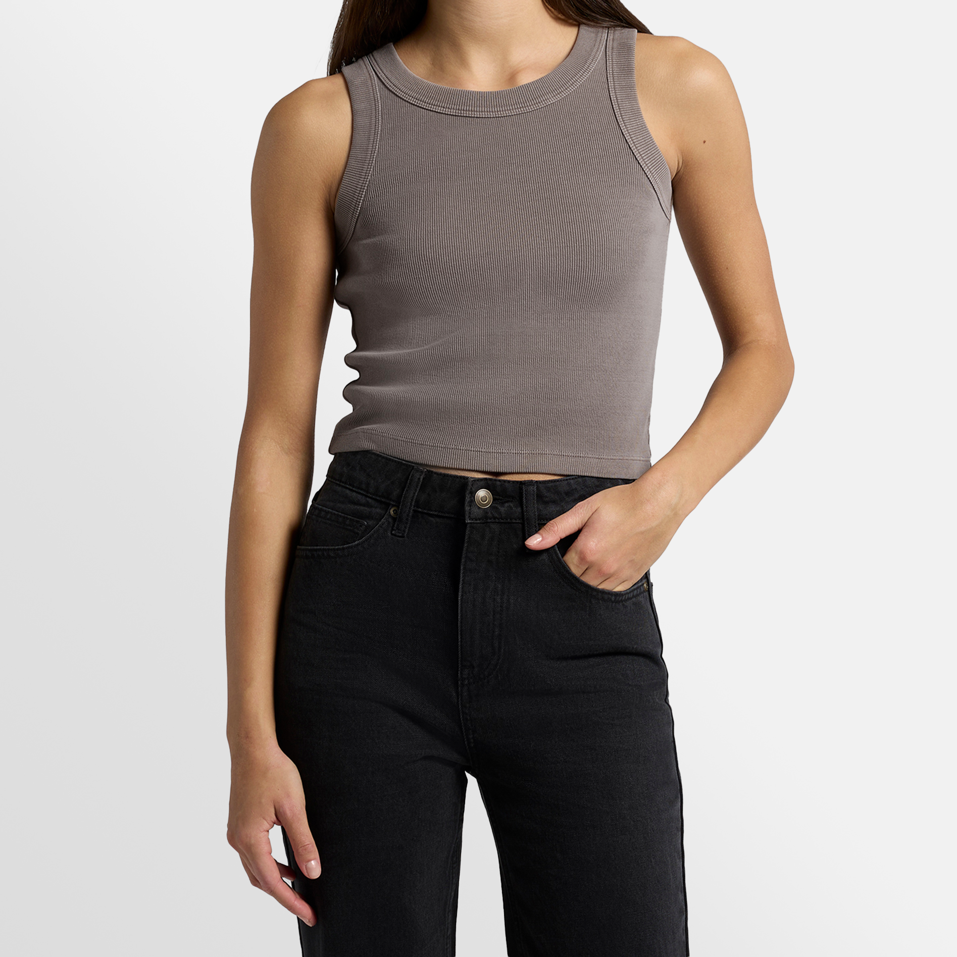 Rib Crop Tank - on request