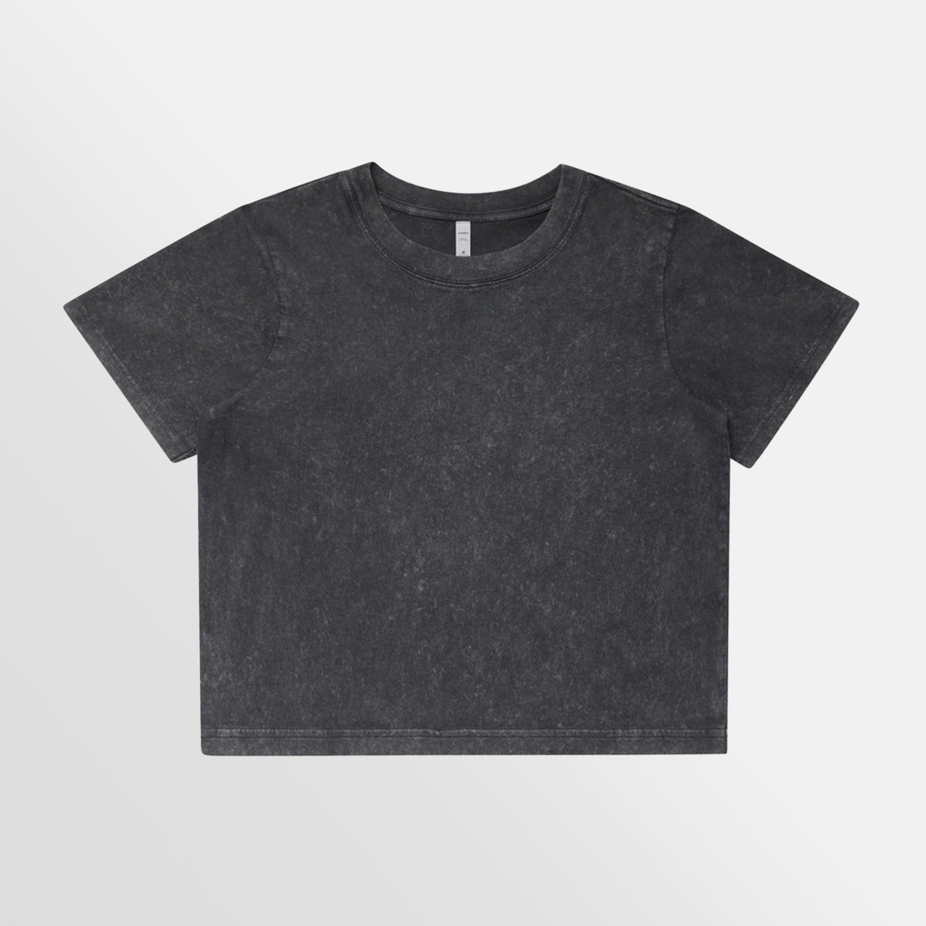 Heavy Stone Wash Crop Tee - on request