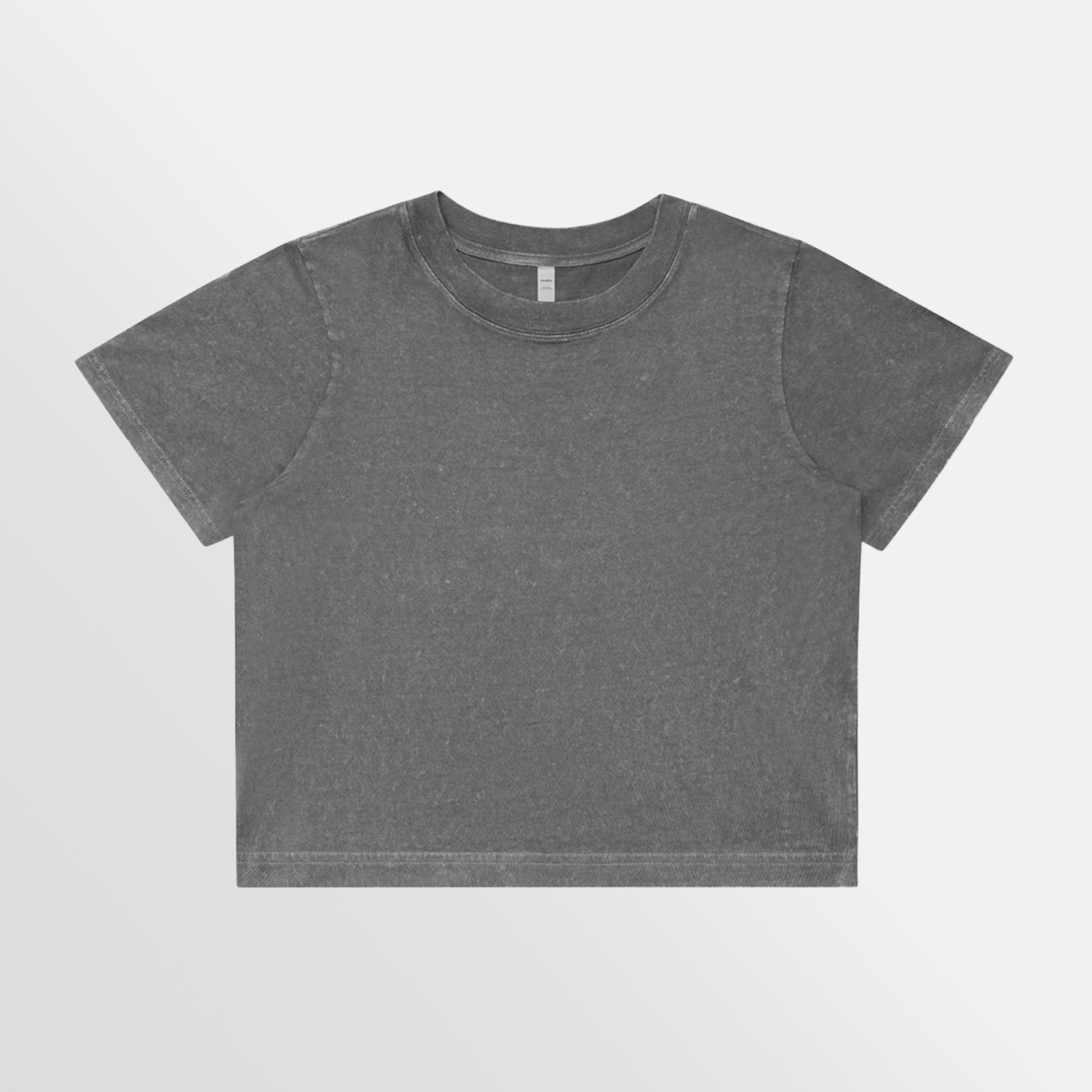 Heavy Stone Wash Crop Tee - on request