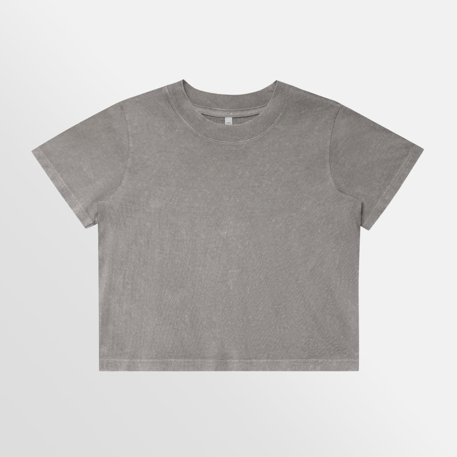 Heavy Stone Wash Crop Tee - on request