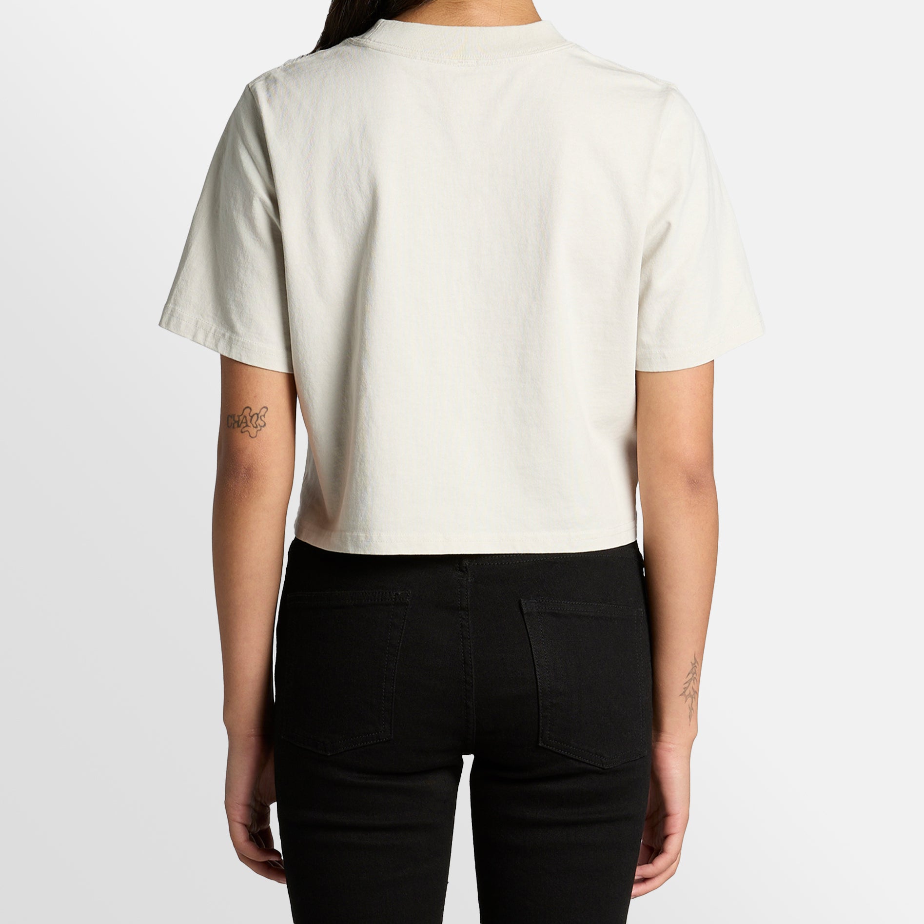 Heavy Faded Crop Tee - on request