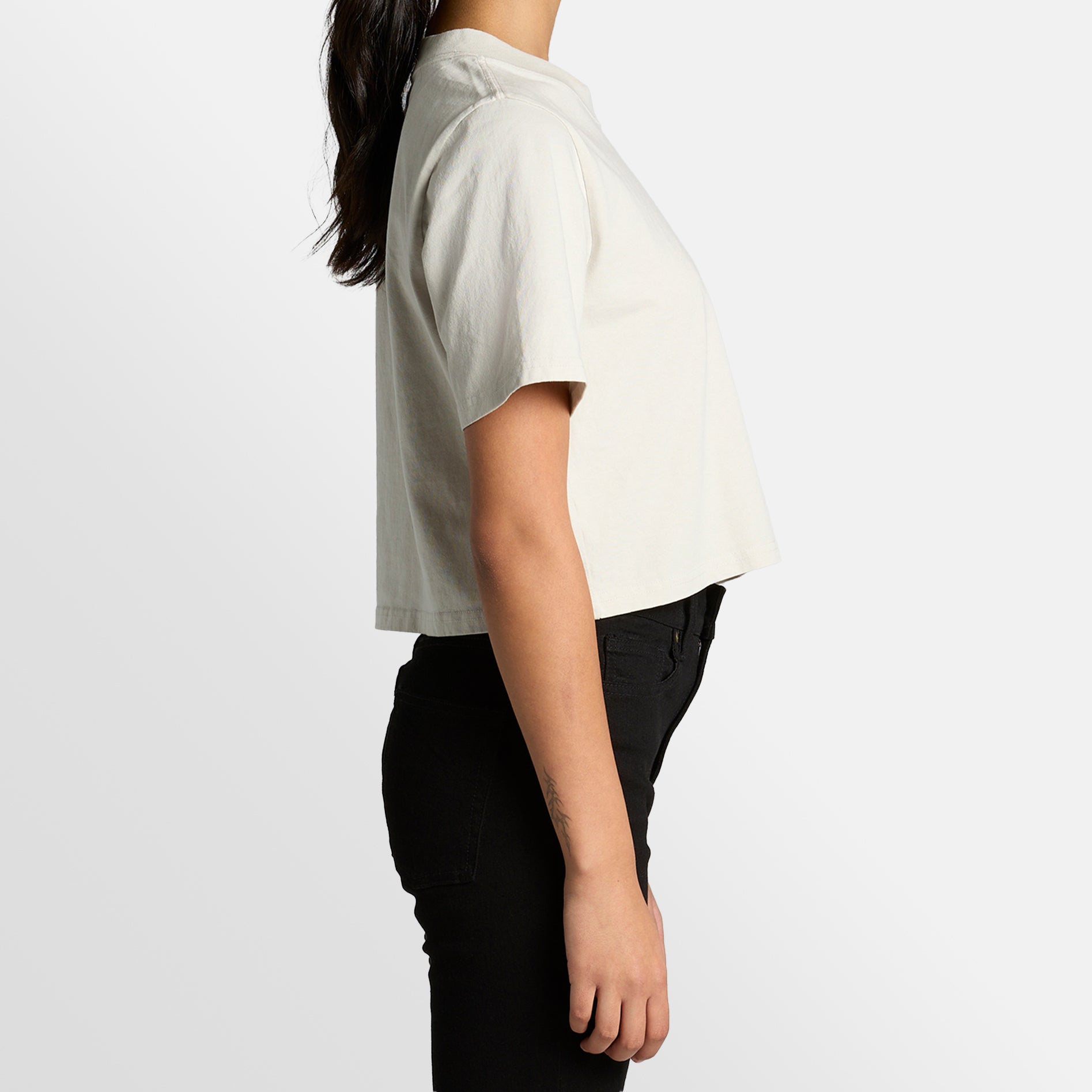 Heavy Faded Crop Tee - on request