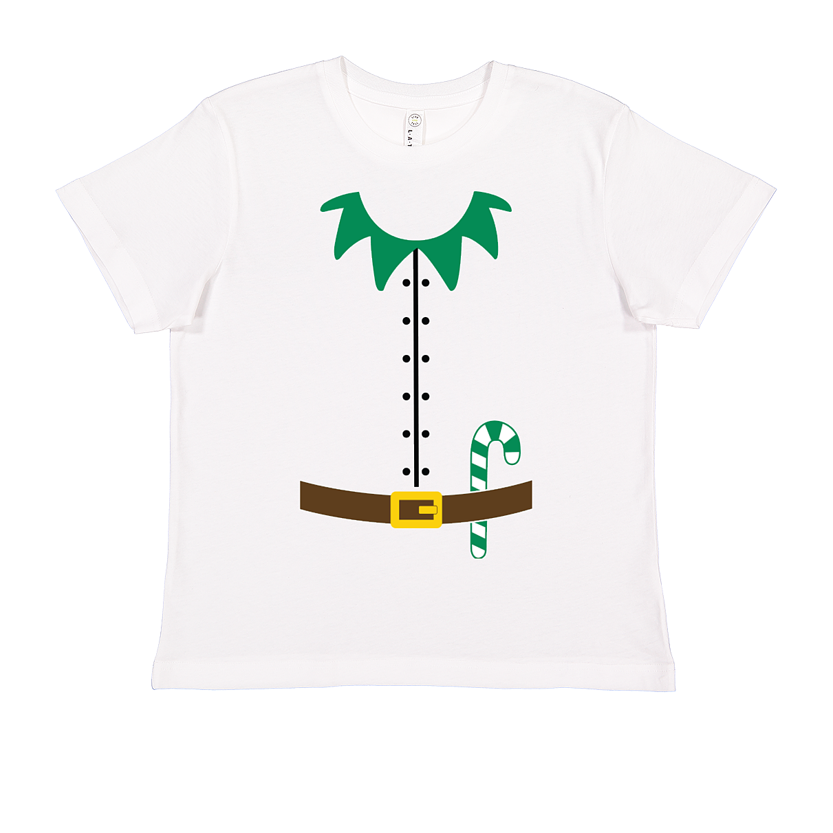 T-shirt Elf Per Bambine E Ragazze - Maglietta Ufficiale Warner Bros Con Licenza, 100% Cotone, Girocollo, Nera, Taglie 7-14 Anni