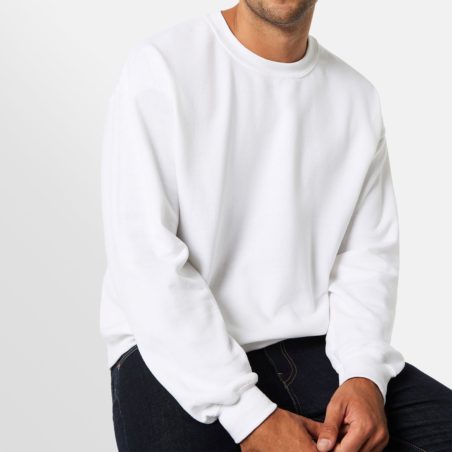 White hot sale jumpers mens