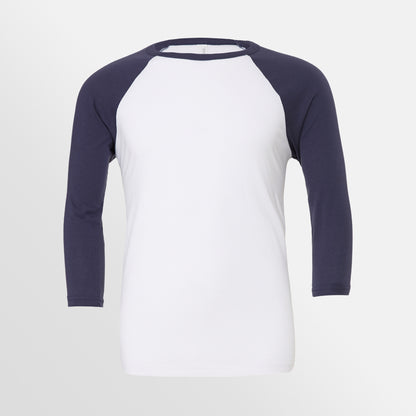 Custom Jersey-style T-shirt 3/4 Sleeve Raglan Baseball Shirt -  Sweden