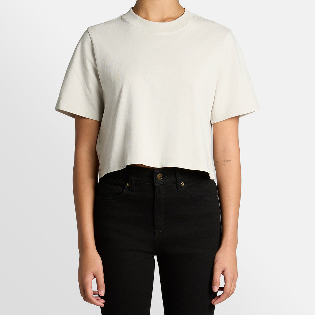 Heavy Faded Crop Tee - on request