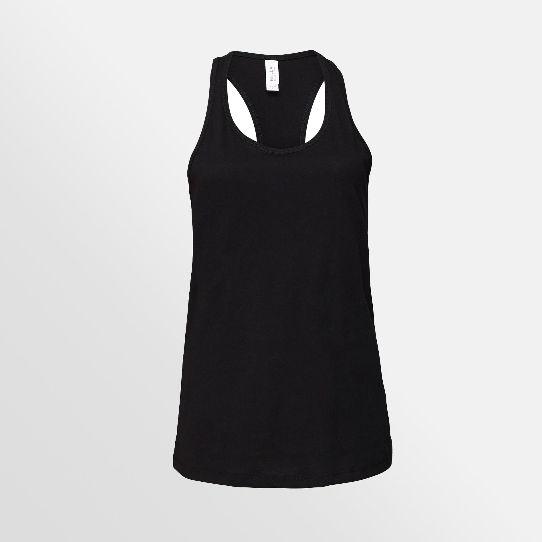 Next Level Apparel Women's Ideal Racerback Tank – 60% Cotton 40% Polyester, Black-Navy, XX-Large