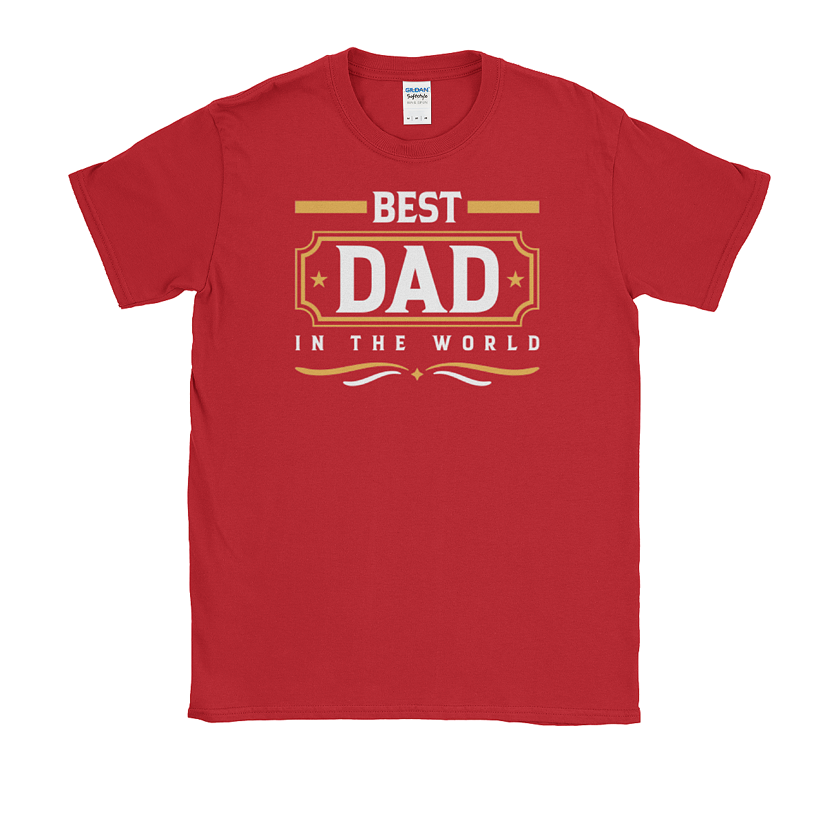 Best Dad in the World Softstyle Tee