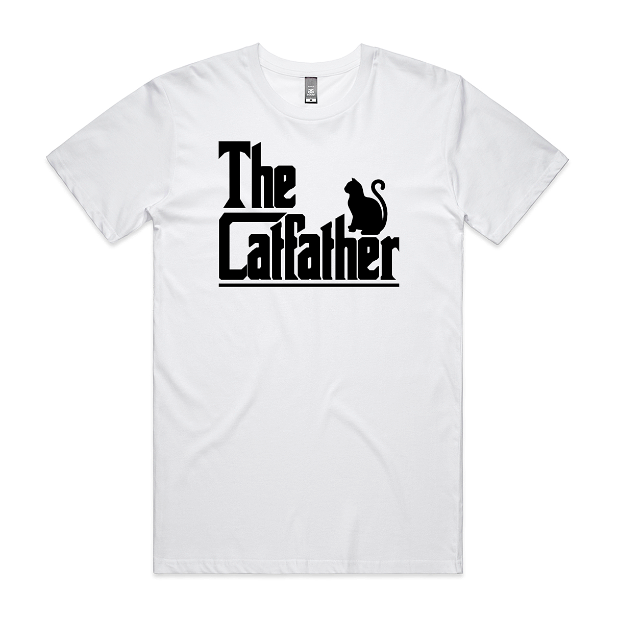 The Catfather Tee Funny Cat Dad Printed T Shirts The T Shirt Co
