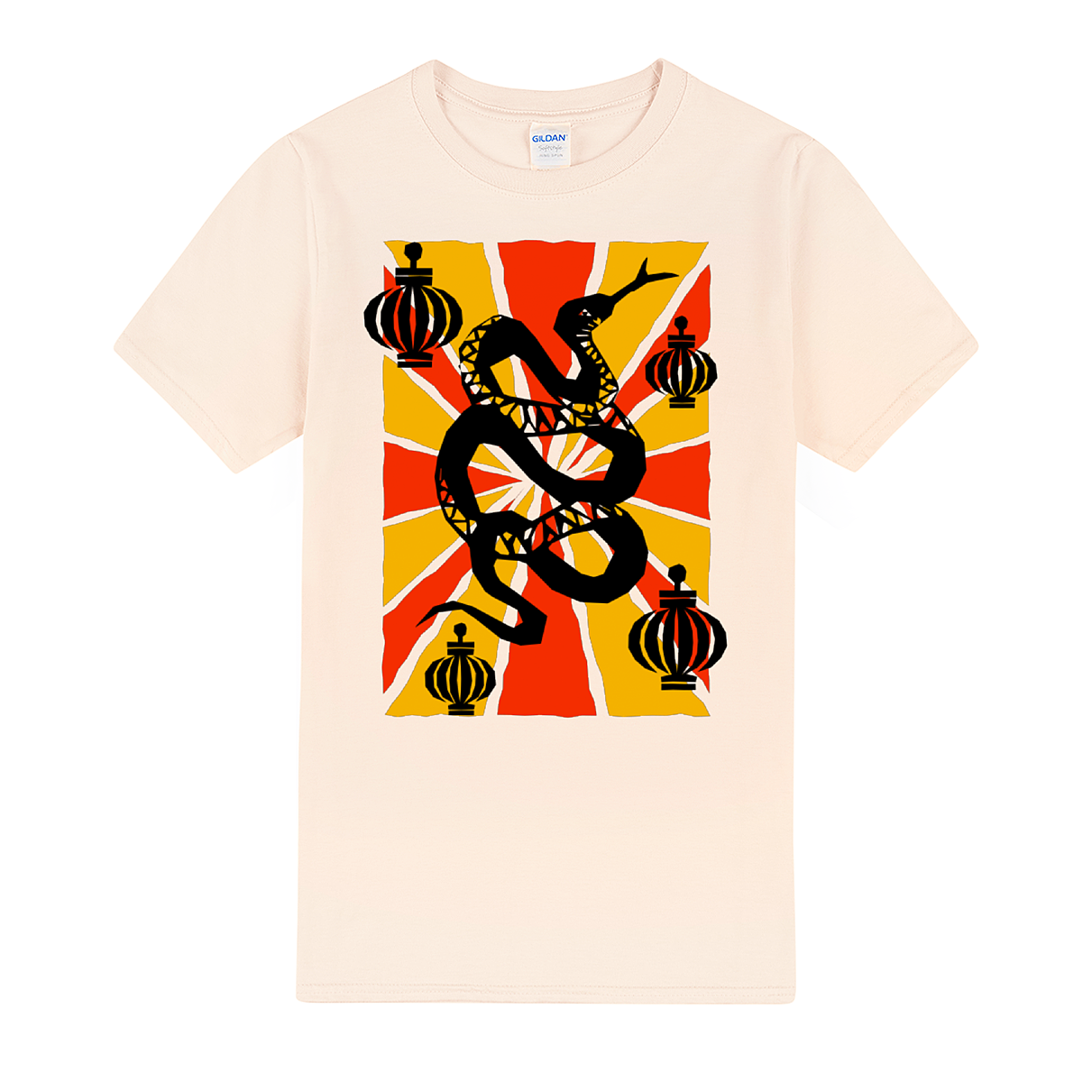 Graphic Snake Lantern Tee