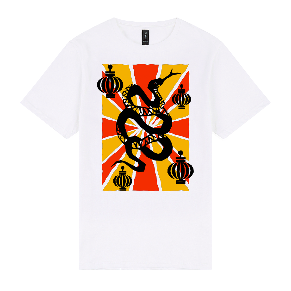 Graphic Snake Lantern Tee