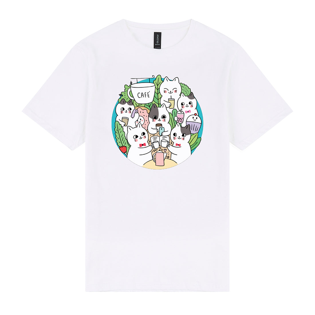 Cat Cafe Softstyle Tee