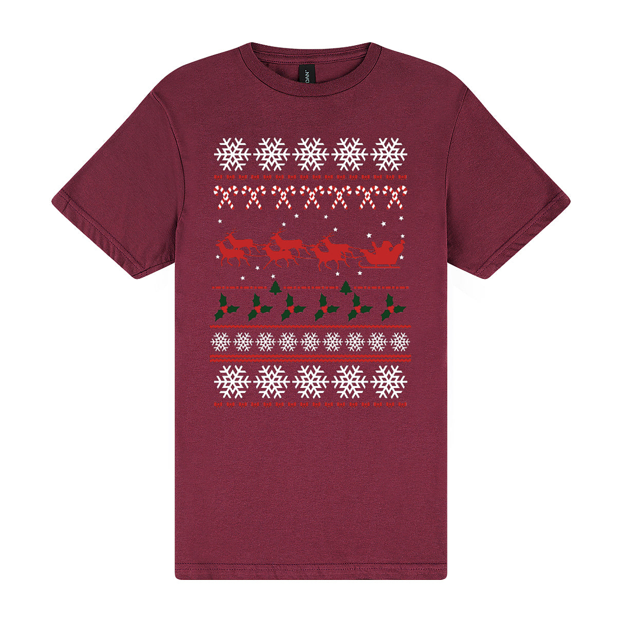 Burgundy ugly outlet christmas sweater