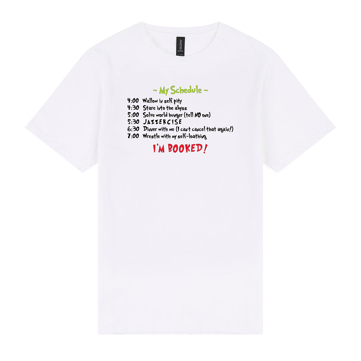 Grinchy Schedule Softstyle Tee
