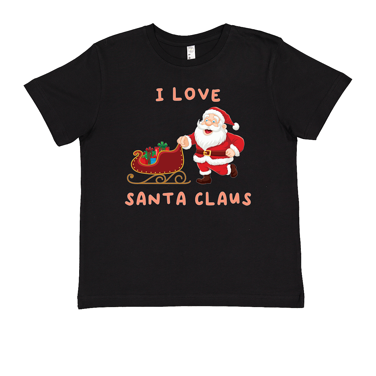 I Love Santa Claus Kids Tee