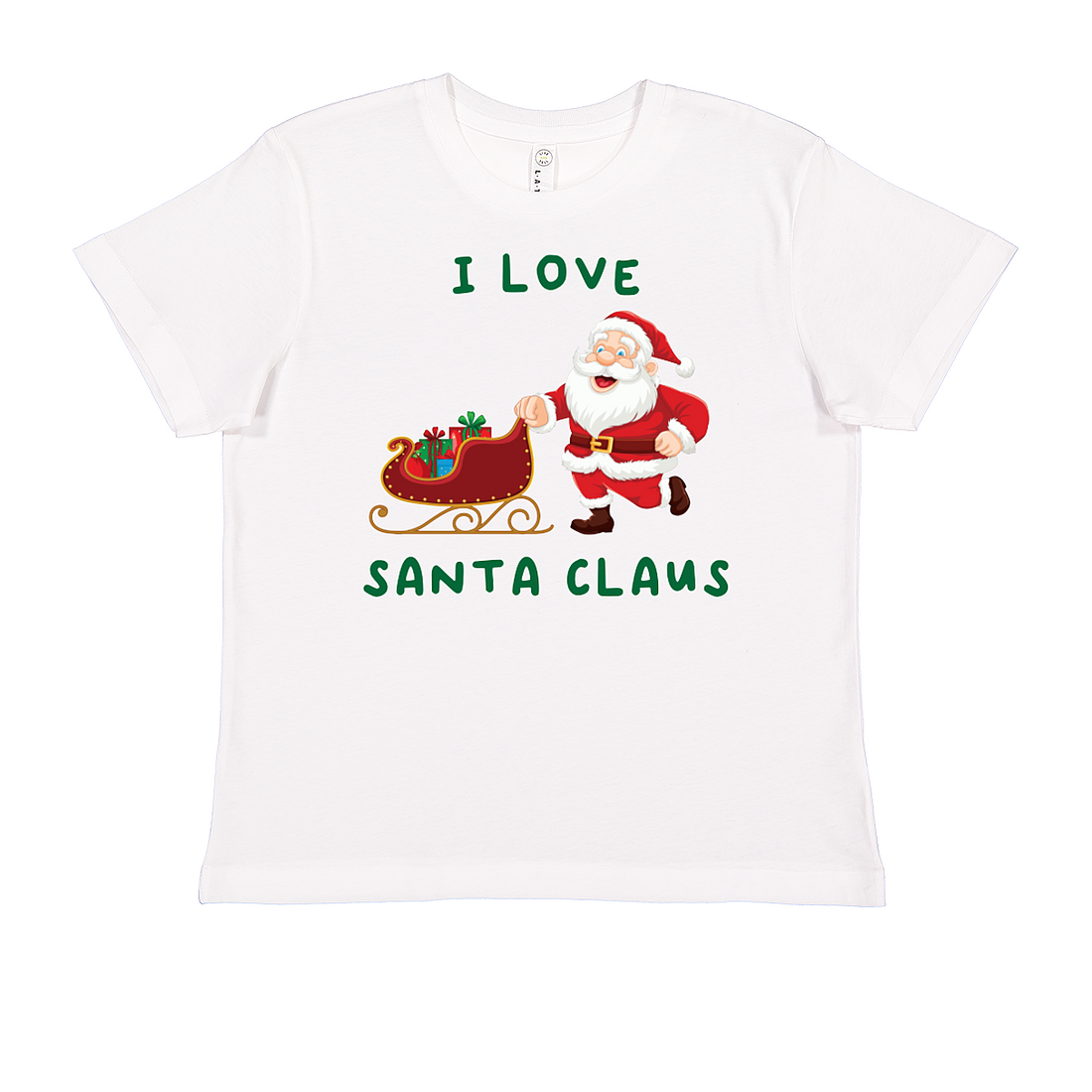 I Love Santa Claus Kids Tee