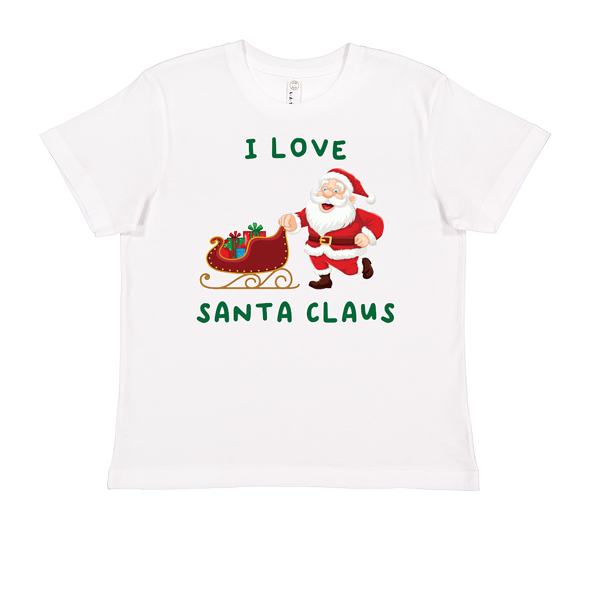 I Love Santa Claus Kids Tee