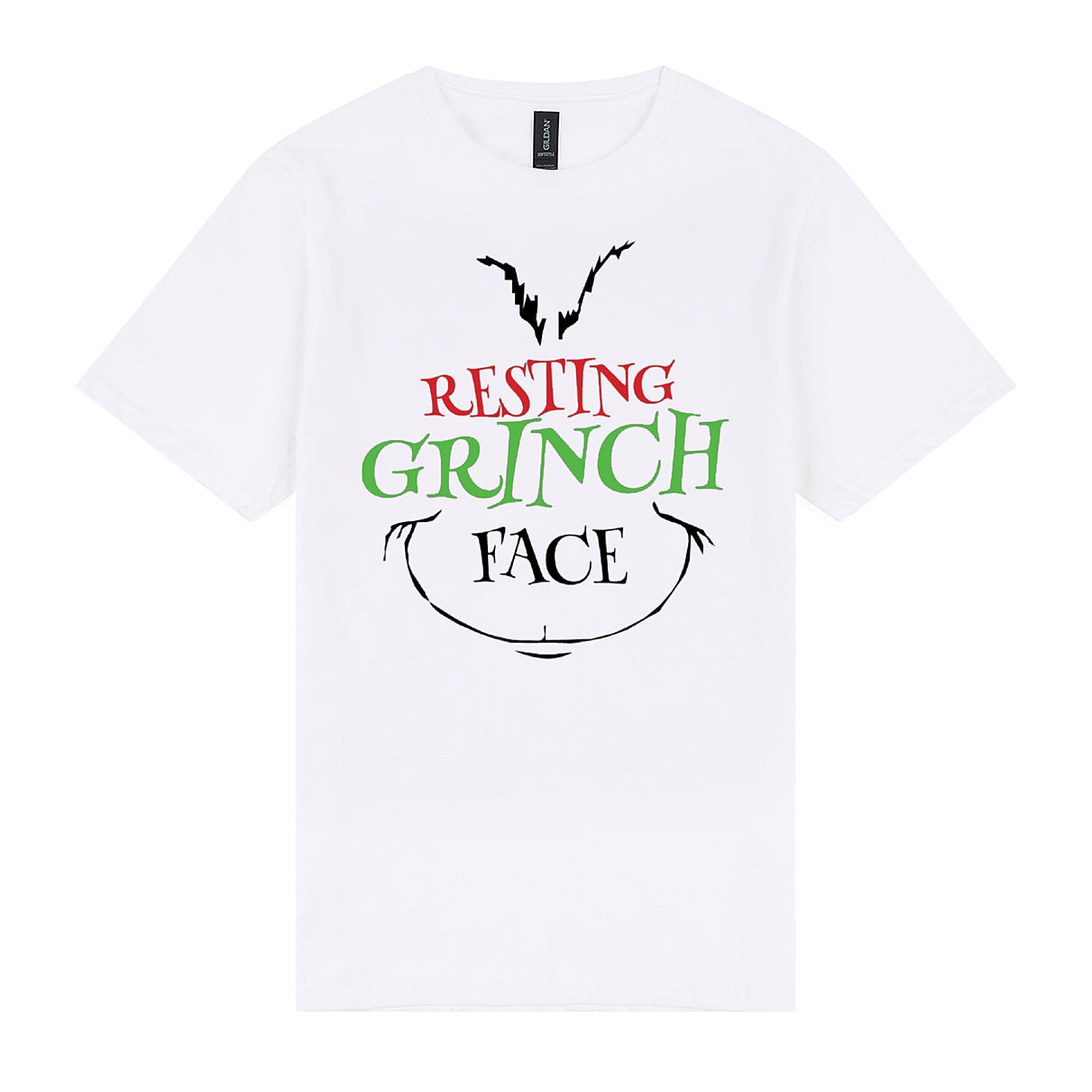 Resting Grinch Face Softstyle Tee