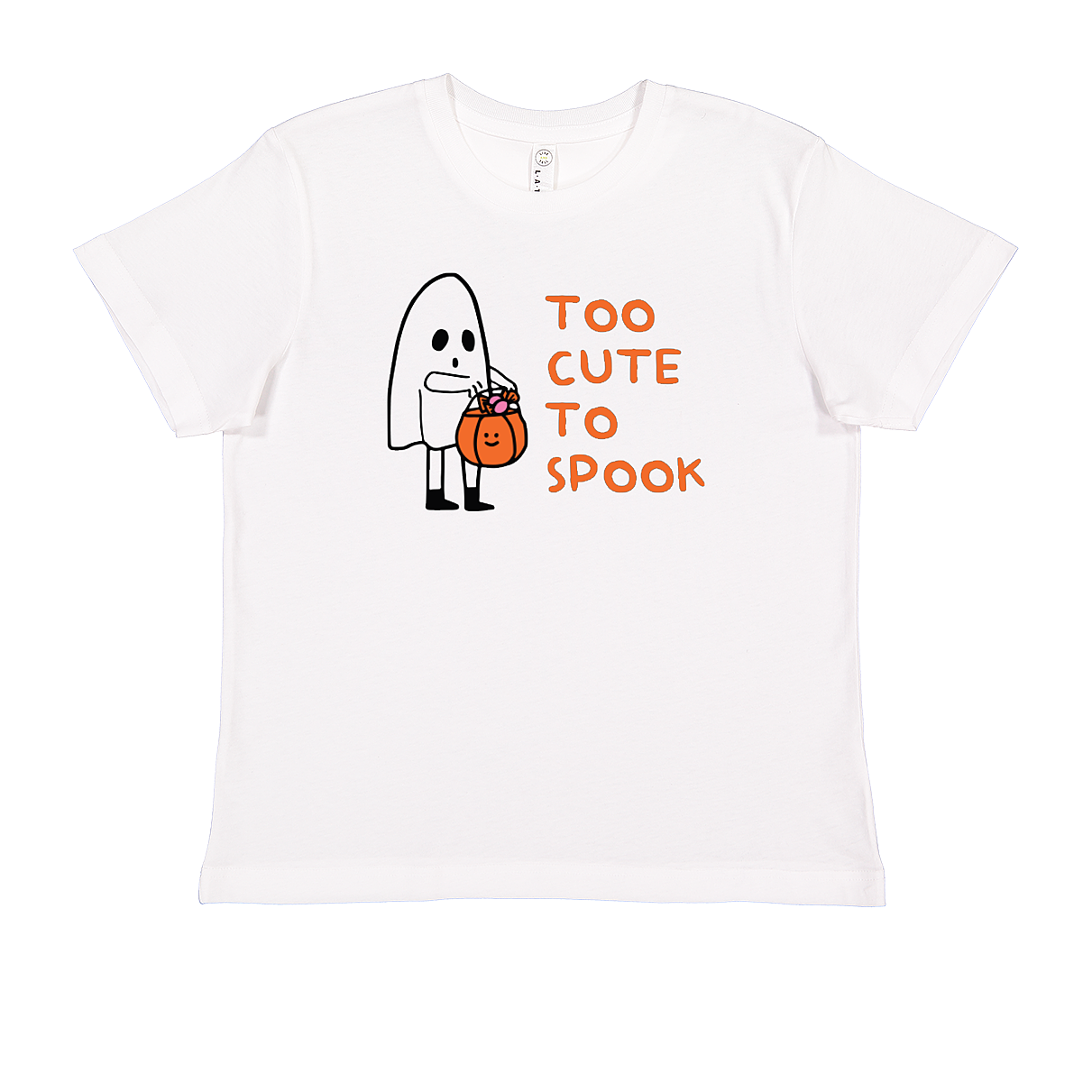 Too Cute To Spook Halloween Kids Tee